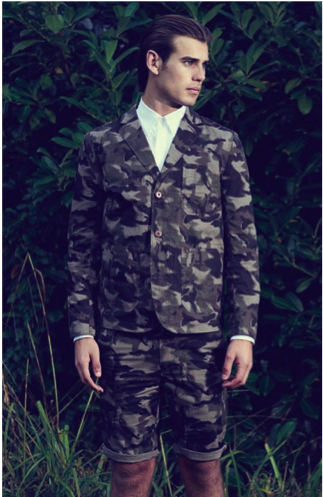 Camouflage is a massive trend for SS13. Before, you say anything, I'm not even contemplating advising going for a drink in head to toe camp. Well unless it's for a TA meeting. But believe it or not this highly directional look is from no other then Debenhams. 