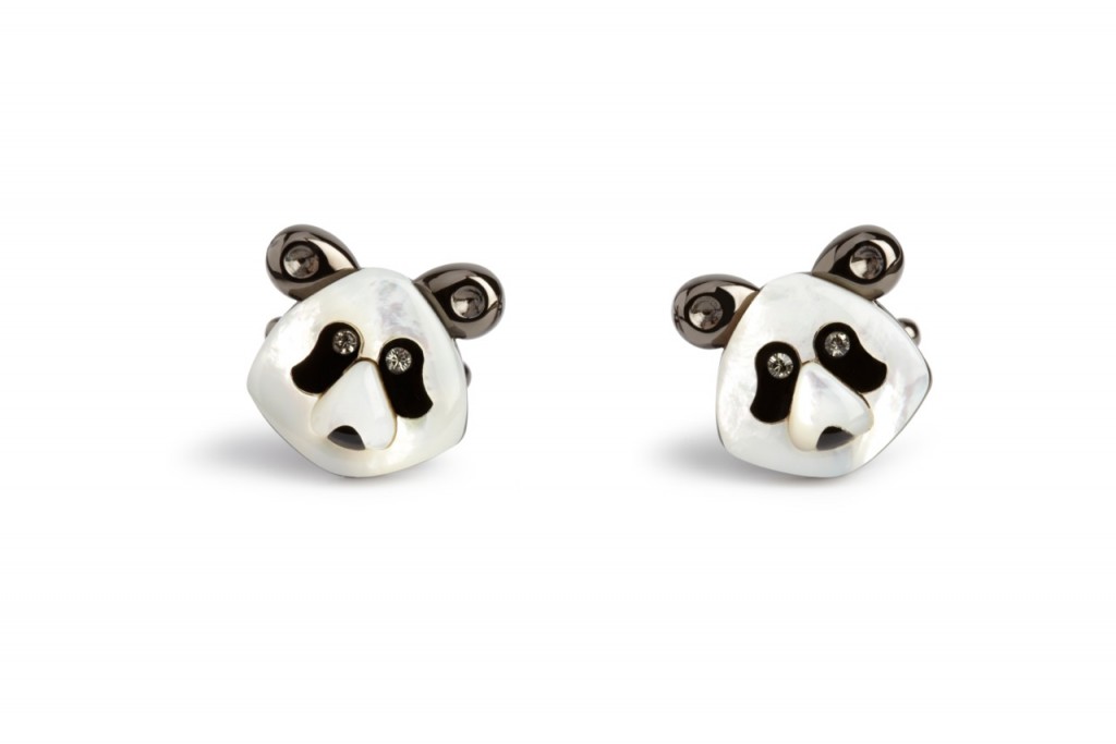 The Darwin Panda Cufflinks - Just one of the many examples of cufflinks by Mr Carter