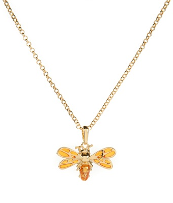 You can't go wrong with jewellery and big isn't always better. The ladies do like nice delicate, tasteful pieces like this bumblebee from Ted Baker