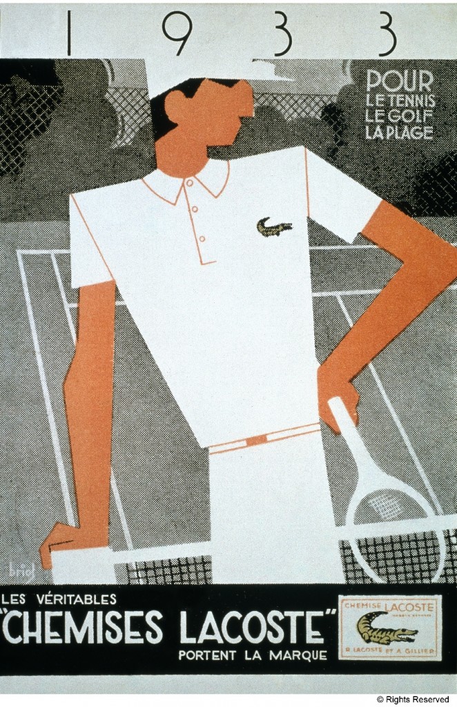 The very first Advertising campaign from Lacoste back in 1933