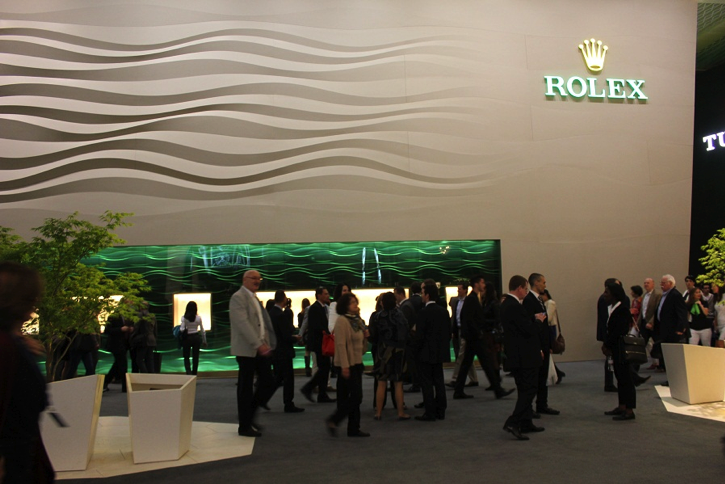 Rolex stand at BaselWorld 2013 – 1230 square metres, six weeks to construct