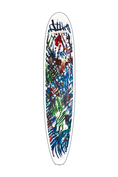 The Raymond Pettibon designed board