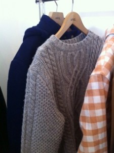 If your gonna buy one jumper this Winter make sure this cable knit sweater from APC is on the list.