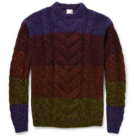 Colour my life, there's no chance of going missing in the snow if you're wearing this knit by Paul Smith from MRPORTER.com