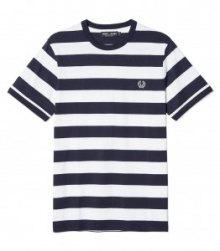 £40 Sports Authentic Striped Ringer T-Shirt|Fred Perry