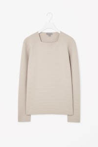 £45 Square Neck Jersey Top|COS