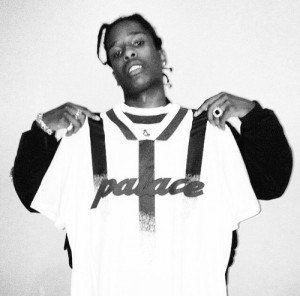 A$AP Rocky x Palace/Adidas collab shirt