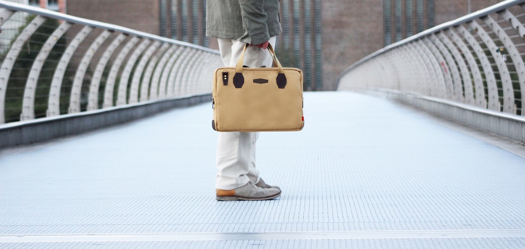 Chapman Reiver Leather Despatch Bag in Brown