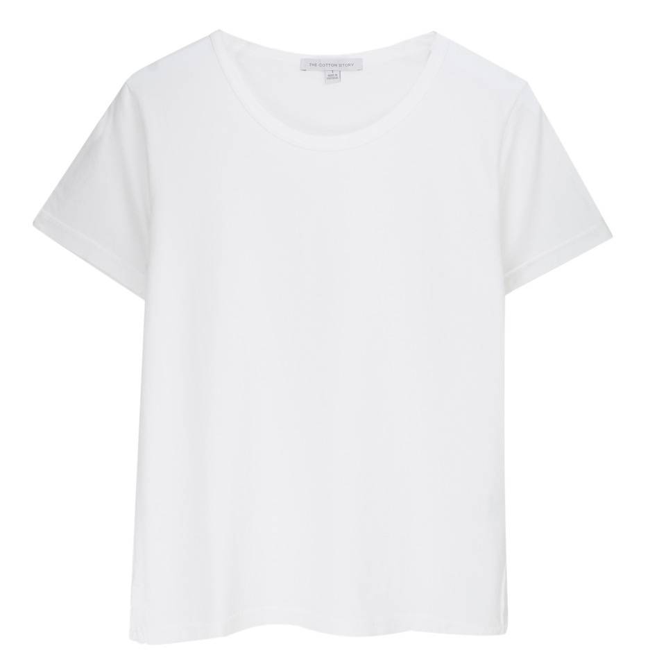 The Perfect Green T-shirt ? Well it's white but... - The Cotton Story ...