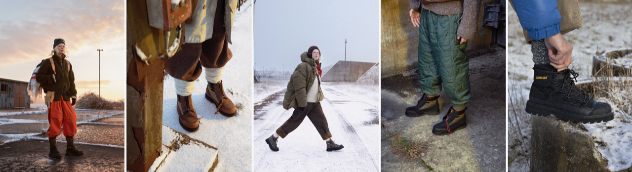 CAT FOOTWEAR AND BRITISH FASHION DESIGNER NIGEL CABOURN LAUNCH COLLECTION.